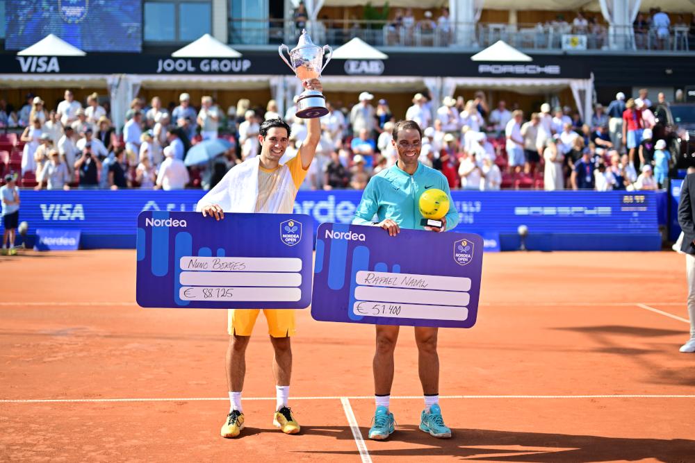 Nadal ne bat pas le record de Federer, 1er titre ATP pour Borges à Bastad !