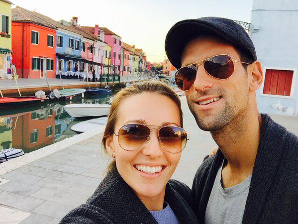 Djokovic s'offre un séjour romantique à Venise