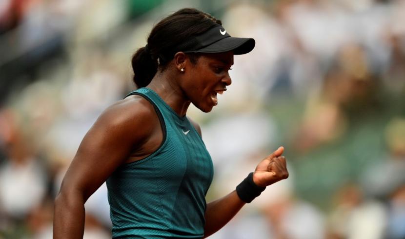 Stephens s'offre le 1er set face à Halep 