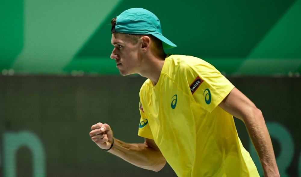 Australia qualifies for Davis Cup semis! De Minaur brought the point of victory against the Netherlands (2-0) by beating Van de Zandschulp