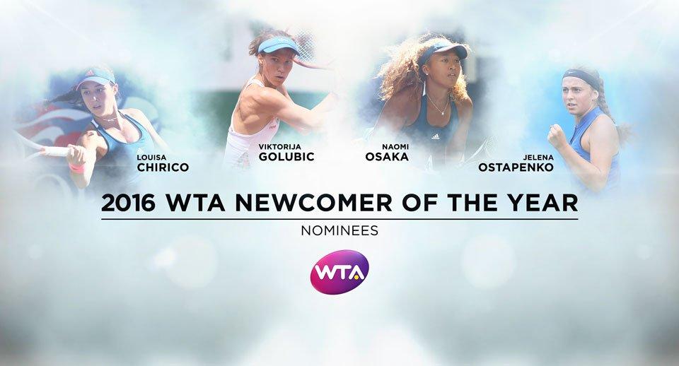 La WTA vous invite à élire la révélation de l'année 2016 sur le circuit