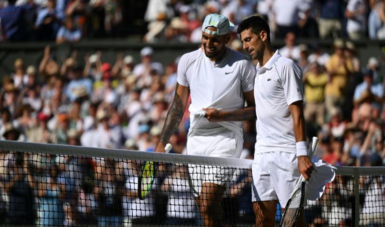 Kyrgios et Djokovic ont joué ensemble à Wimbledon